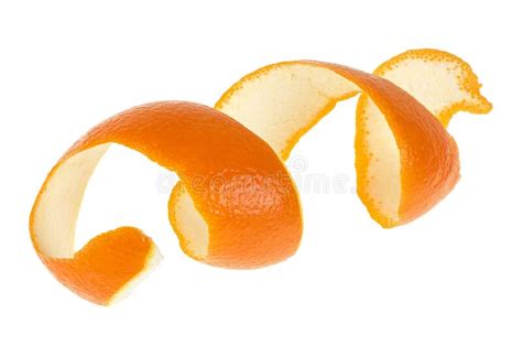 Skin Of Orange On White Background Stock Photo Image Of Design