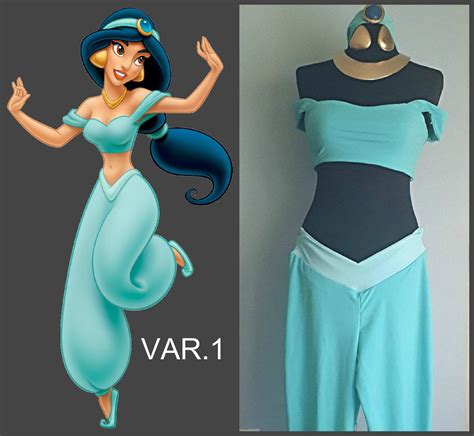Princess Jasmine Cosplay Costume Inspired Aladdin Jasmine Etsy