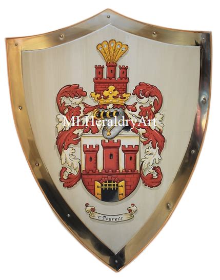 outdoor metal shield medieval knight shield