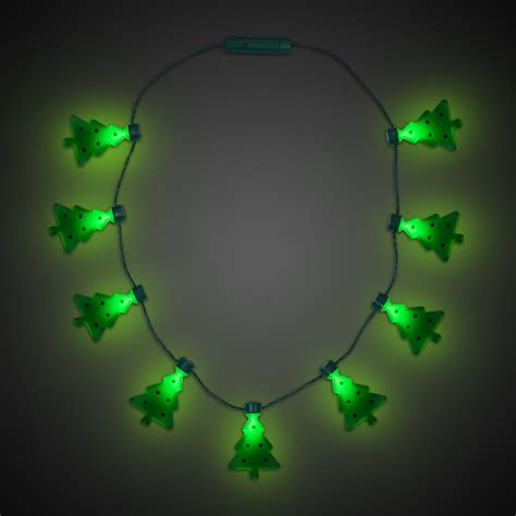 Led Christmas Tree Necklace