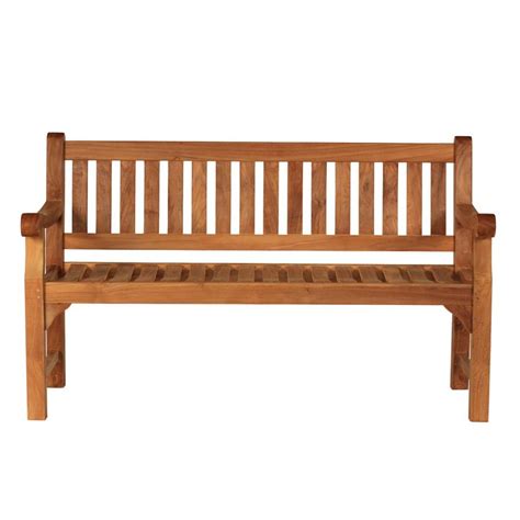 Wealden Benches 3 Seat Garden Bench Personalisable Outdoor Teak Wood