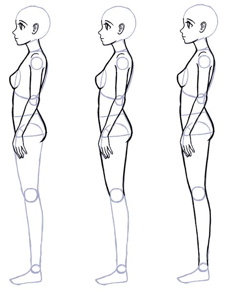 How To Draw Anime Side View Full Body Profile Manga Tuts Dibujos