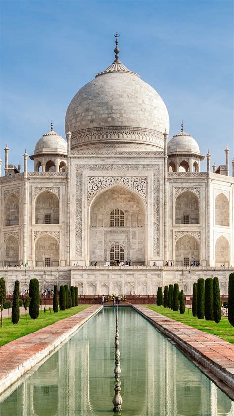 Fonds Décran Voyage En Inde Le Taj Mahal Le Château 3840x2160 Uhd 4k