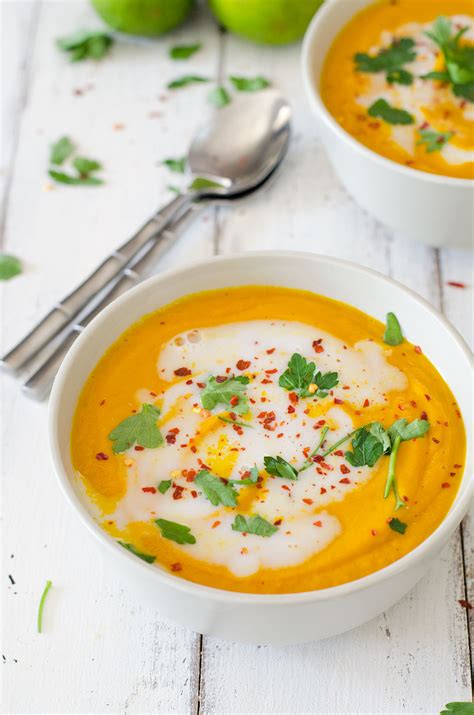 Thai Coconut Carrot Soup Recipe Pacific Foods