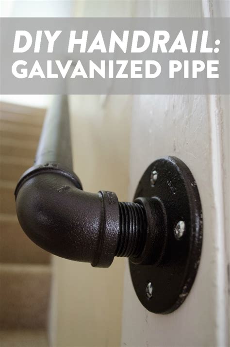 No openings of any balustrading should. Handrail DIY: Galvanized Pipe - Smiedendipity