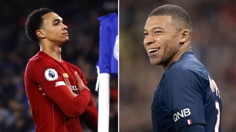 kylian mbappe responds to trent alexander arnold s celebration in liverpool s victory over