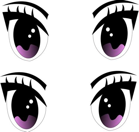 Oczy W Stylu Animemanga By Overlader On Deviantart