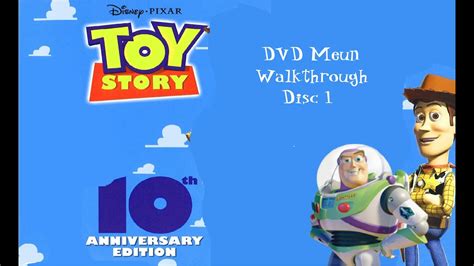 Toy Story Th Anniversary Edition DVD Menu Walkthrough Disc