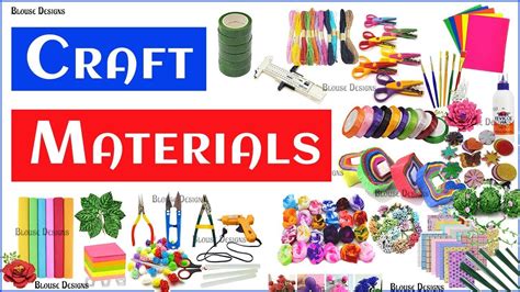 Craft materials, craft stationery items, art craft material, craft