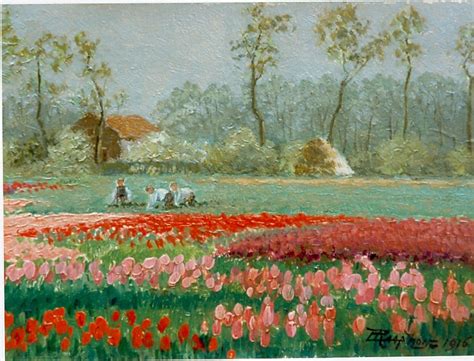 Cornelis Raaphorst Paintings Prev For Sale Bulbfields