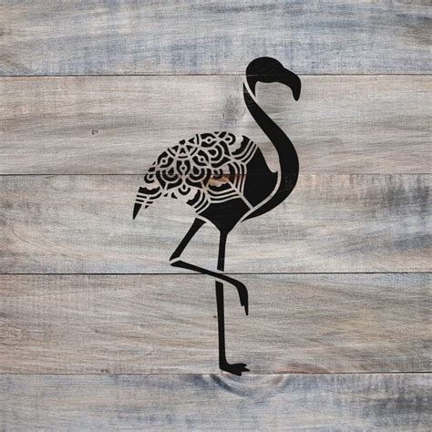 Flamingo Stencil Reusable Diy Craft Stencils Of A Flamingo In 2020