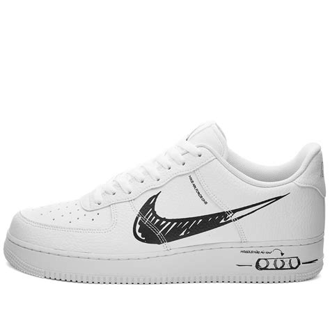 Nike Air Force 1 Lv8 Utility White And Black End