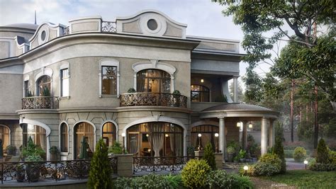 Art Nouveau House Ilya Galinsky Cgarchitect Architectural