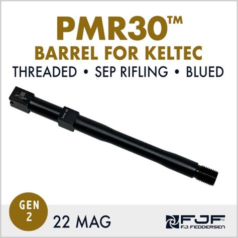 Keltec Pmr30 Threaded Pistol Barrel Gen 2 22 Magnum Blued Steel