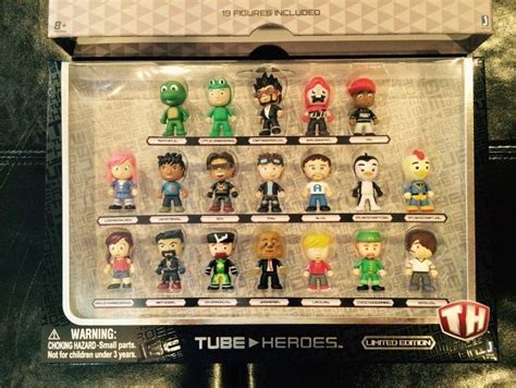 Tube Heroes Limited Edition Collectors Set 19 Figures New York Comic