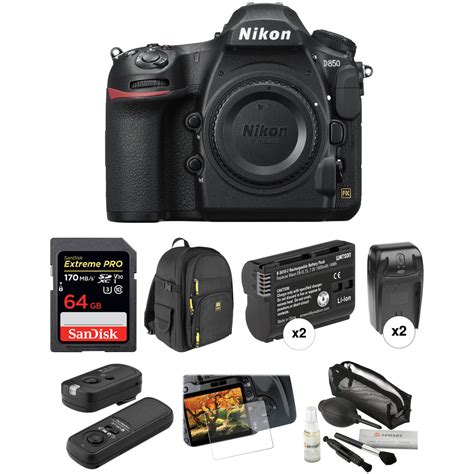 Nikon D850 Dslr Camera Deluxe Kit Bandh Photo Video