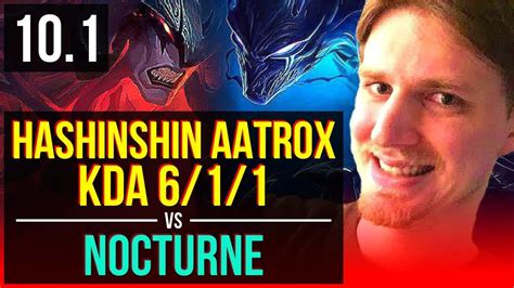 Hashinshin Aatrox Vs Nocturne Top Kda 611 Na Diamond V101