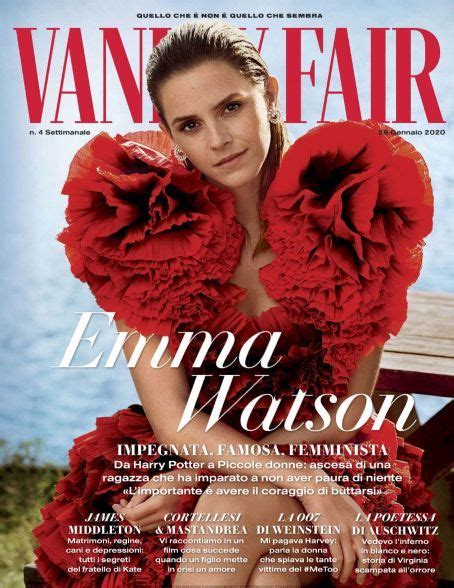 emma watson vanity fair magazine 29 january 2020 cover photo italy