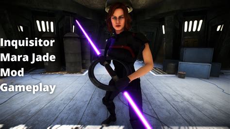 Star Wars Battlefront Ii Inquisitor Mara Jade Mod Gameplay Youtube