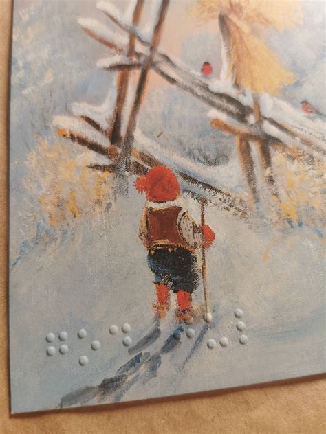 Vintage Norwegian God Jul Christmas Greeting Card Etsy