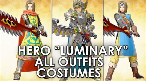 Dragon Quest Xi All Main Hero Character Costumes And Armour Locations