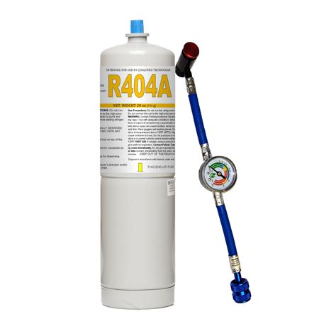 Freon R404a Refrigerant 278oz Disposable Canister With Gauge And 14 Hose