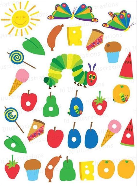 I was very excited to create this free learning pack to be used with dot markers! Very Hungry Caterpillar Free Printables! - B. Lovely Events