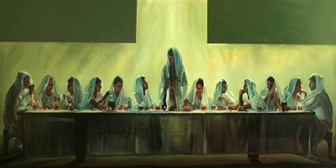 The Last Supper Painting By Giorgi Kobiashvili Saatchi Art