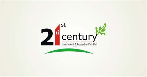 21 St Century Real Estate Property Investment Logo Design Property