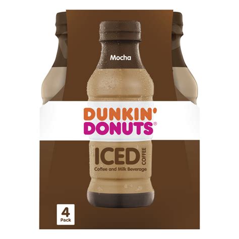 Save On Dunkin Donuts Iced Coffee And Milk Beverage Mocha 4 Ct Order