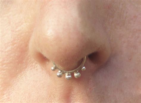 Septum Piercing Nose Septum Ring Dainty Septum Nose Ring Etsy