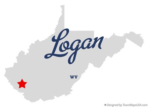 Map Of Logan Wv West Virginia