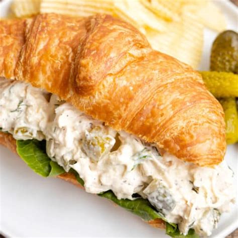 dill pickle chicken salad recipe belly full