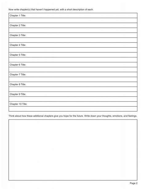 Narrative Therapy My Life Story Worksheet Pdf Therapybypro