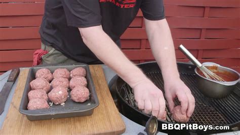 Bbq Meatballs Recipe By The Bbq Pit Boys Youtube