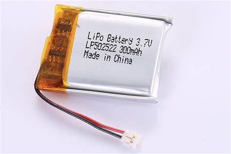 3 7V Rechargeable Hot Selling Lithium Polymer Batteries LP502522 300mAh