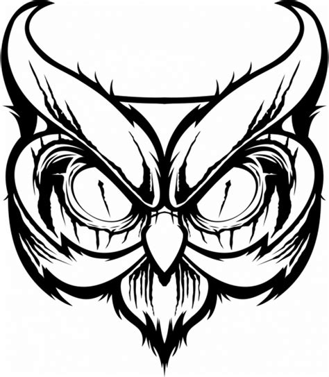 The Black Owl Vectors Graphic Art Designs In Editable Ai Eps Svg