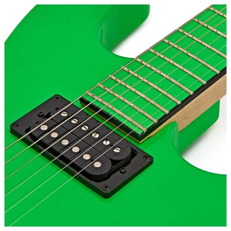 Dean Custom Zone Electric Guitar Neon Green Gear4music