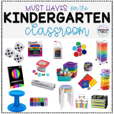 The Printable Mega List Of Kindergarten Classroom Must Haves
