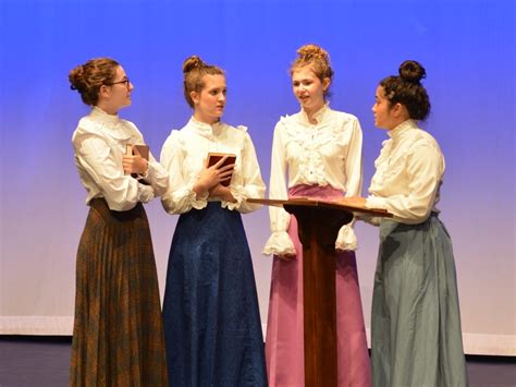 Girls Take The Lead In Marshall High School Theatres Blue Stockings
