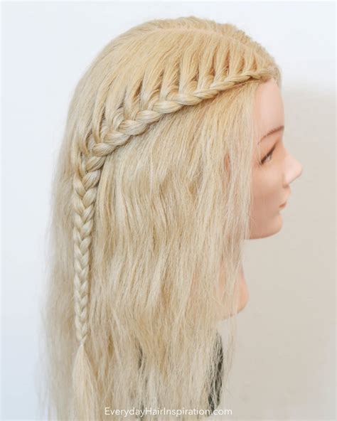 How To Lace Braid For Beginners Everyday Hair Inspiration