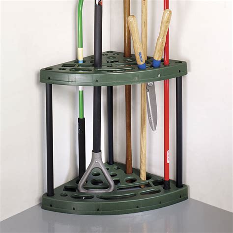 Corner Garden Tool Rack Storage Rack Miles Kimball