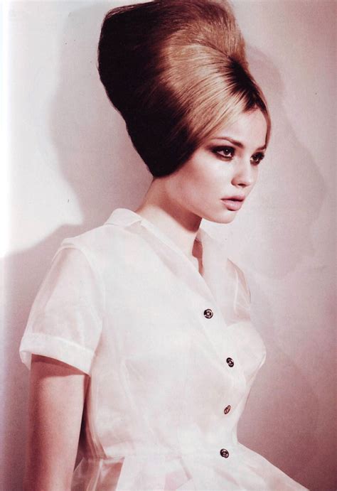 Magdalena Frackowiak Beehive Hair Vintage Hairstyles Bouffant
