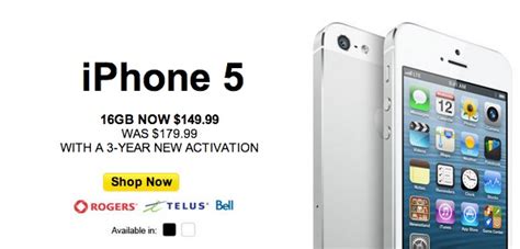 Iphone 5 Price Drop 149 On 3 Year Term At Future Shop Best Buy