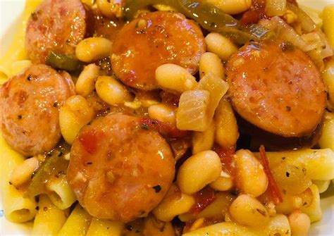 Smoked Sausage With Northern Beans Recipe By Crock Pot Girl 🤡 Cookpad