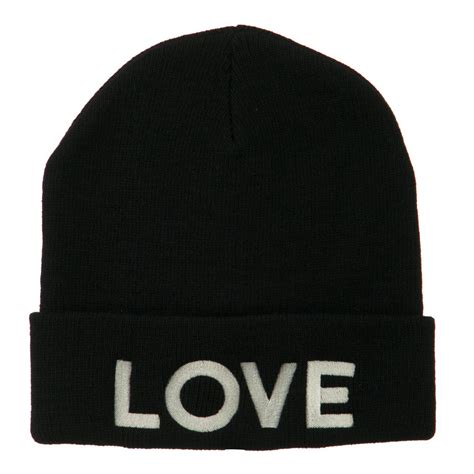 Beanie Love Embroidered Beanie Free Shipping