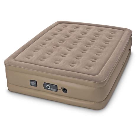 Insta Bed Raised Air Mattress With Neverflat Pump System Full 663899