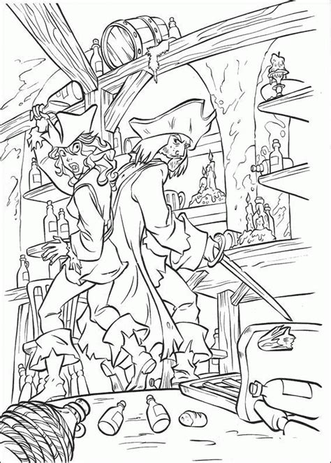 Kids-n-fun.com | 35 coloring pages of Pirates of the Caribbean