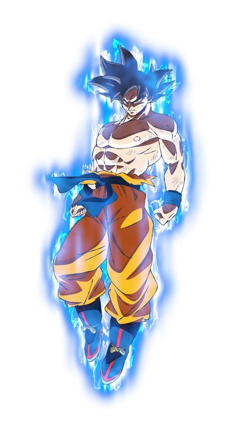 Ultra Instinct Goku W Aura Render Artist In Desc By Blackflim On