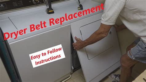 How To Replace A Dryer Belt Maytag Whirlpool Kenmore Youtube